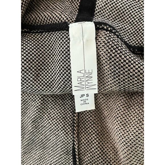 MarlaWynne Kimono Cardigan Sweater Long Button Front Pocket Side Slit Size XS - Picture 7 of 9